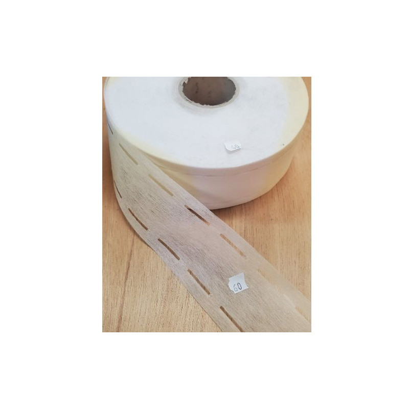 Lot de 10 mètres ruban perfobande 60 mm