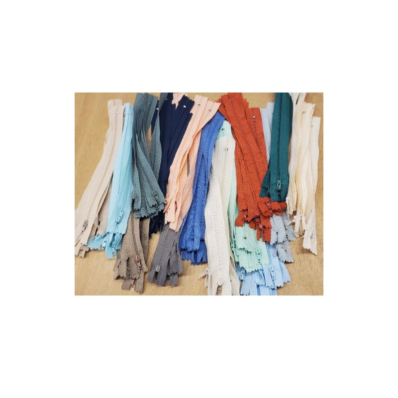 DESTOCKAGE  DE FERMETURE A GLISSIERE DE 15 COULEURS