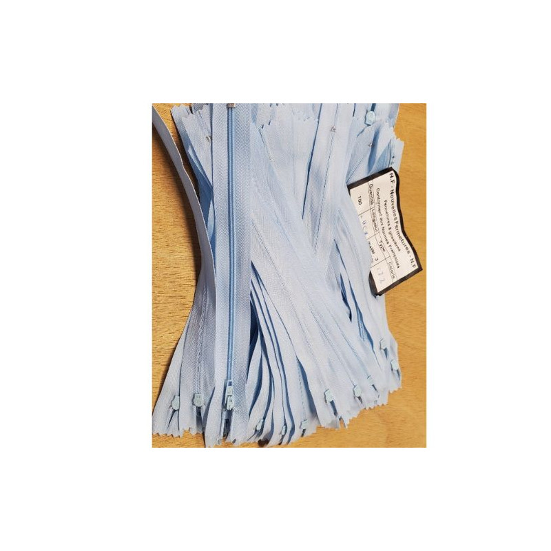 DESTOCKAGE  DE 100 FERMETURE A GLISSIERE 20 CM