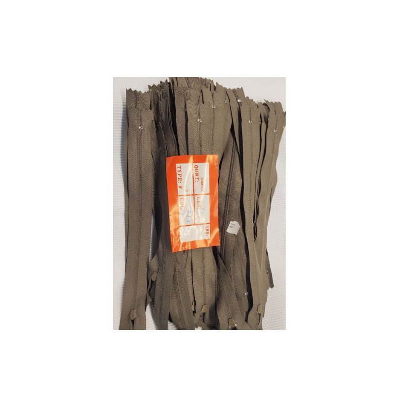 DESTOCKAGE  DE 100 FERMETURE A GLISSIERE 20 CM