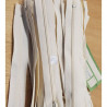 DESTOCKAGE  DE 100 FERMETURES A GLISSIERE BEIGE CLAIR 18 CM