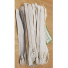 DESTOCKAGE  DE 100 FERMETURES A GLISSIERE BEIGE CLAIR 18 CM