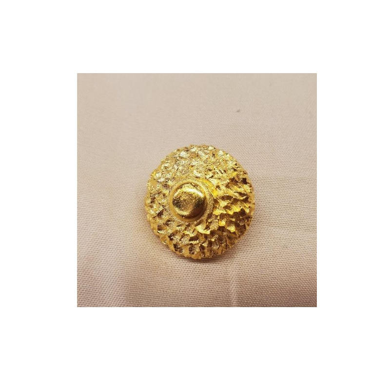 bouton /bijoux métal doré