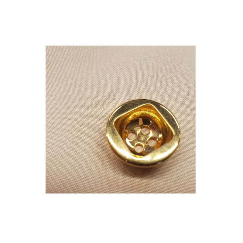 Bouton bijou en métal doré – Disponible en 18 mm et 31 mm
