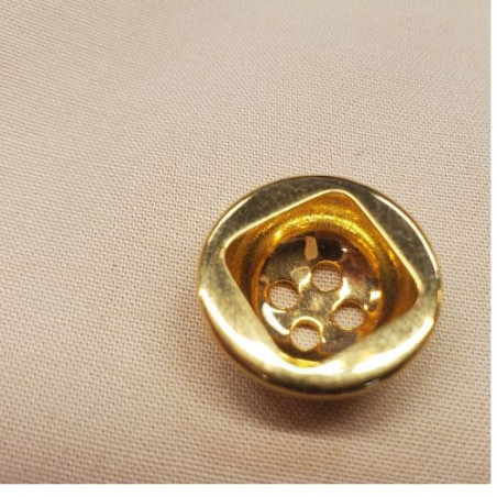 Bouton bijou en métal doré – Disponible en 18 mm et 31 mm