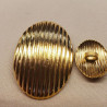 Bouton bijou en métal doré longueur 32 mm x largeur 23 mm