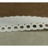 Broderie anglaise coton à trous blanche 4 cm