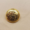 bouton/bijou métallique léger doré 18 mm
