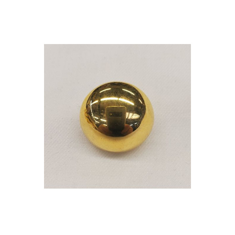 bouton/bijou métallique léger doré demi boule 23 mm