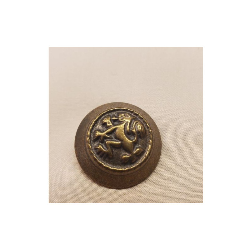 Bouton/Bijou métallique Bronze Vintage 28 mm