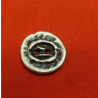 bouton vintage métallique vieilli à 2 trous 25 mm