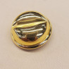 bouton/bijou métallique léger doré 31 mm