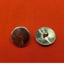 lot de 6 boutons acrylique argenté 18 mm