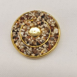 bouton/bijou métallique...