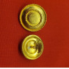 Bouton/Bijou Métallique Léger Doré  26 mm