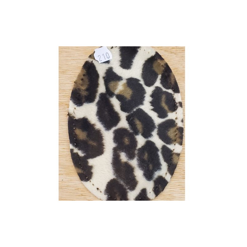 COUDIÈRES MOTIF LÉOPARD CLASSIQUE HAUTEUR 13,5 CM /LARGEUR 9,5 CM