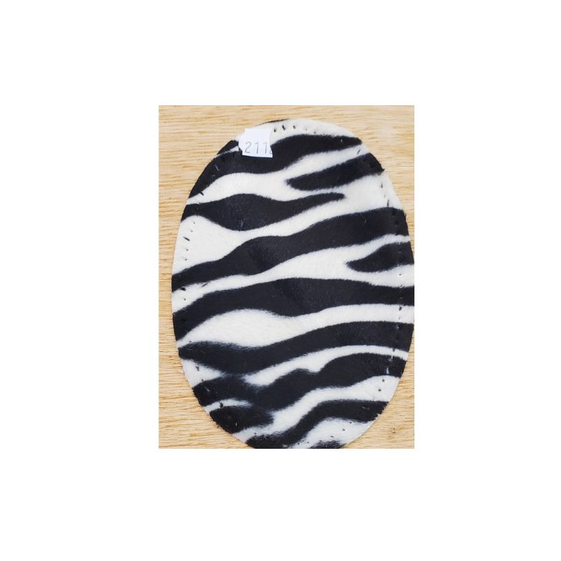 COUDIÈRES MOTIF ZEBRE HAUTEUR 13,5 CM /LARGEUR 9,5 CM