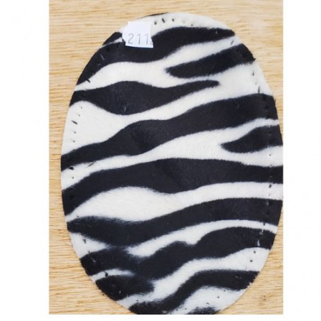 COUDIÈRES MOTIF ZEBRE HAUTEUR 13,5 CM /LARGEUR 9,5 CM