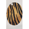 COUDIÈRES MOTIF TIGRE  HAUTEUR 13,5 CM /LARGEUR 9,5 CM