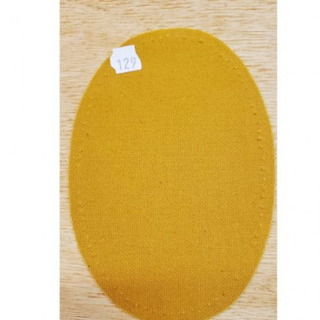 Coudière Jaune Moutarde en Polyester hauteur 13,5 cm /largeur 9,5 cm