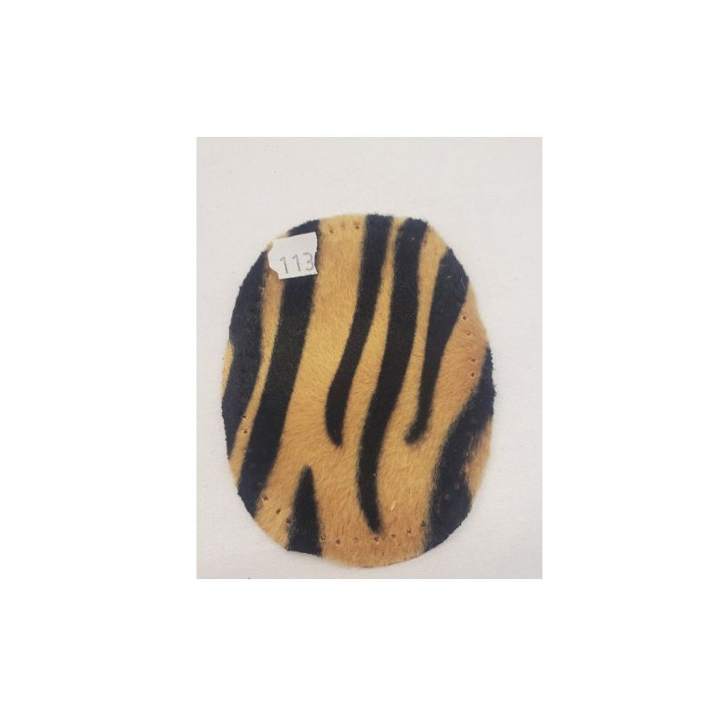Coudières Motif Tigre hauteur 10 cm x 7,5 cm