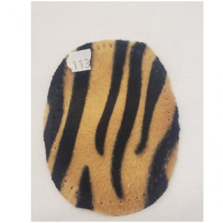 Coudières Motif Tigre hauteur 10 cm x 7,5 cm