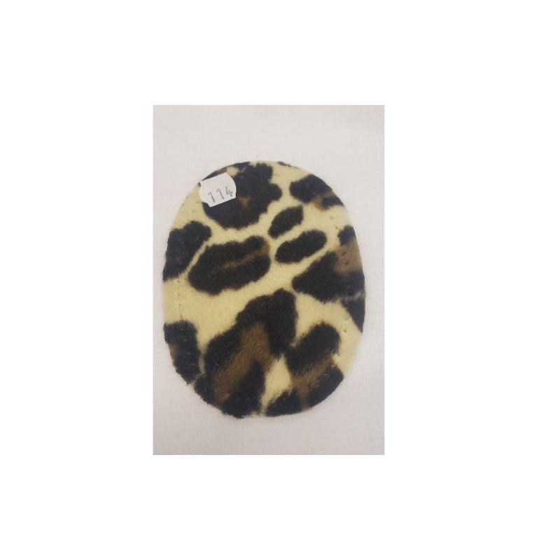 Coudières Motif Léopard hauteur 10.5 cm /largeur 7.5 cm