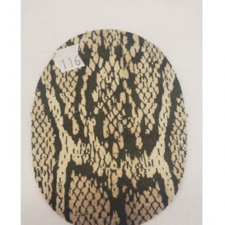 Coudières Motif Serpent hauteur 10,5 cm/largeur 7,5 cm