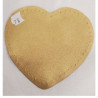 PETITE COUDIERE POLYESTER/ MOTIF COEUR LARGEUR 10 CM /HAUTEUR 10 CM