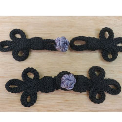 BOUTON BRANDEBOURG noir...