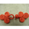 bouton brandebourg longueur 5.5  cm sur largeur de 2.5 cm