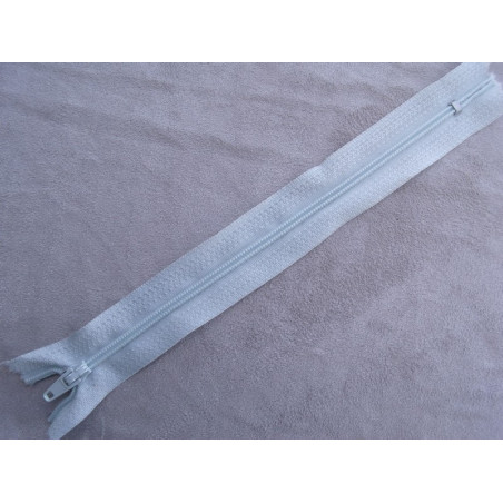 FERMETURE A GLISSIÈRE NON SÉPARABLE -18cm-BLEU DRAGEE FERMETURE A GLISSIÈRE NON SÉPARABLE -18cm-BLEU DRAGEE