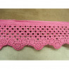 broderie anglaise coton  4 cm