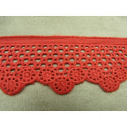 broderie anglaise coton  4 cm