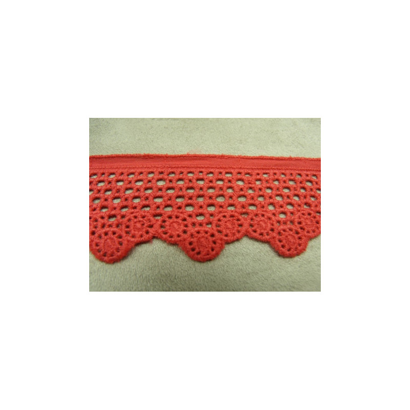 broderie anglaise coton  4 cm
