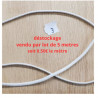 Lot Élastique Blanc 3 mm – Souple et Extensible – Couture & Accessoires