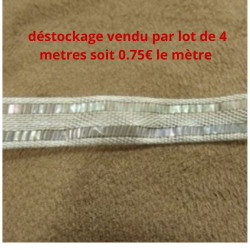 Déstockage ruban organza 10 mm – Lot 4 m ou 10 m – Plusieurs couleurs