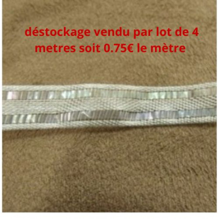 Déstockage ruban organza 10 mm – Lot 4 m ou 10 m – Plusieurs couleurs
