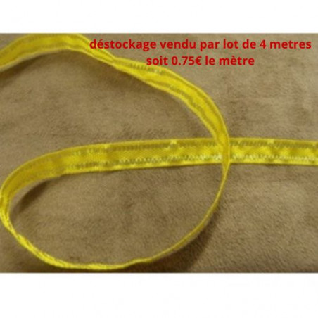 Déstockage ruban organza 10 mm – Lot 4 m ou 10 m – Plusieurs couleurs