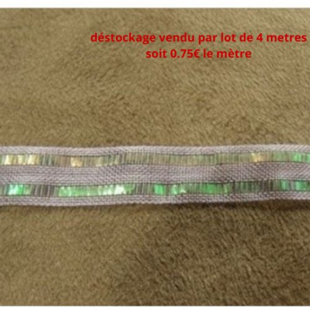 Déstockage ruban organza 10 mm – Lot 4 m ou 10 m – Plusieurs couleurs