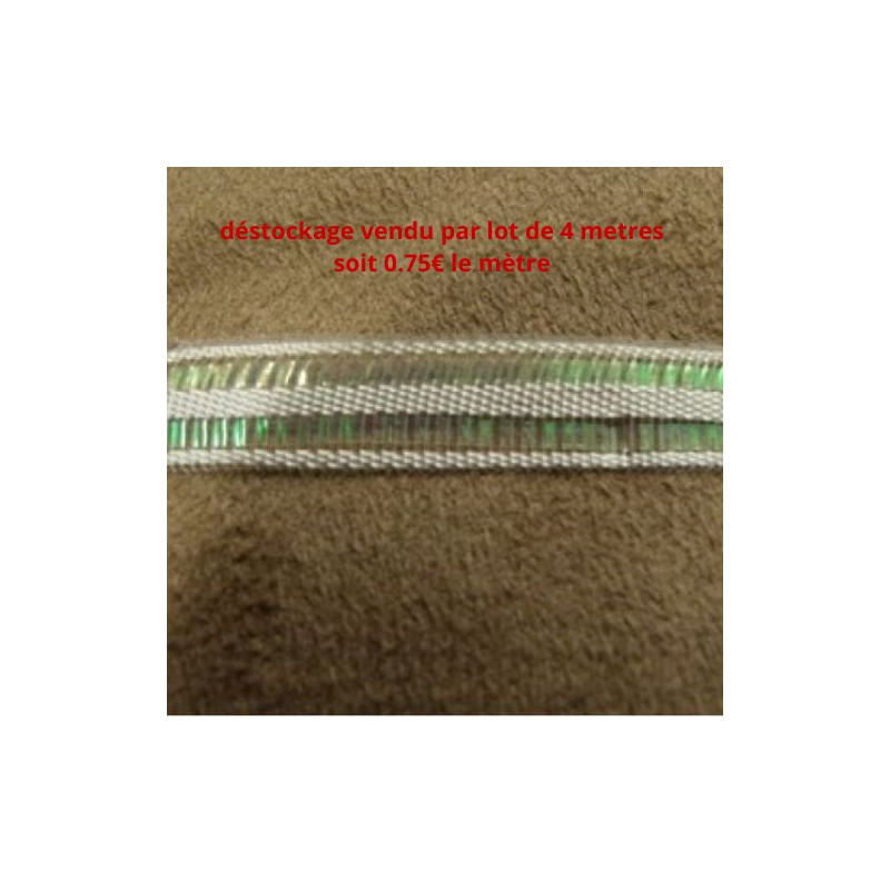 Déstockage ruban organza 10 mm – Lot 4 m ou 10 m – Plusieurs couleurs