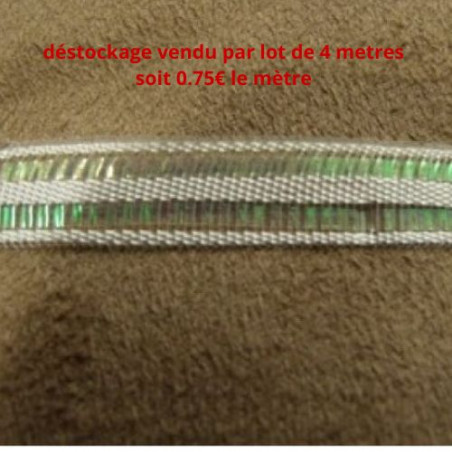 Déstockage ruban organza 10 mm – Lot 4 m ou 10 m – Plusieurs couleurs