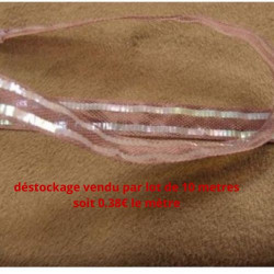 Déstockage ruban organza 10 mm – Lot 4 m ou 10 m – Plusieurs couleurs