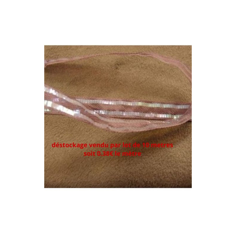 Déstockage ruban organza 10 mm – Lot 4 m ou 10 m – Plusieurs couleurs