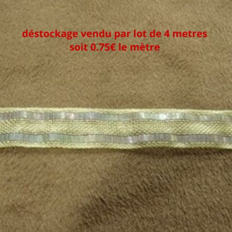 Déstockage ruban organza 10 mm – Lot 4 m ou 10 m – Plusieurs couleurs