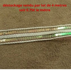 Déstockage ruban organza 10 mm – Lot 4 m ou 10 m – Plusieurs couleurs