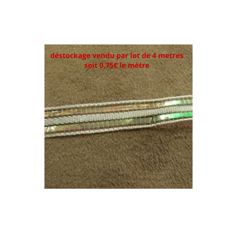 Déstockage ruban organza 10 mm – Lot 4 m ou 10 m – Plusieurs couleurs