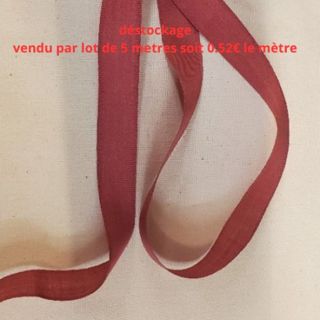 Destockage Ruban Extra Fort 15 mm rose foncé -  Lot de 5 ou 20 mètres