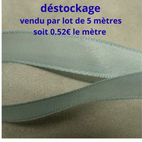 Déstockage Ruban Extra Fort Bleu Clair 15 mm – Lot de 5 m ou 20 m