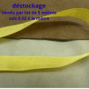 déstockage RUBAN EXTRA FORT JAUNE 15 MM – vendu par lot de 5 m et 20 m